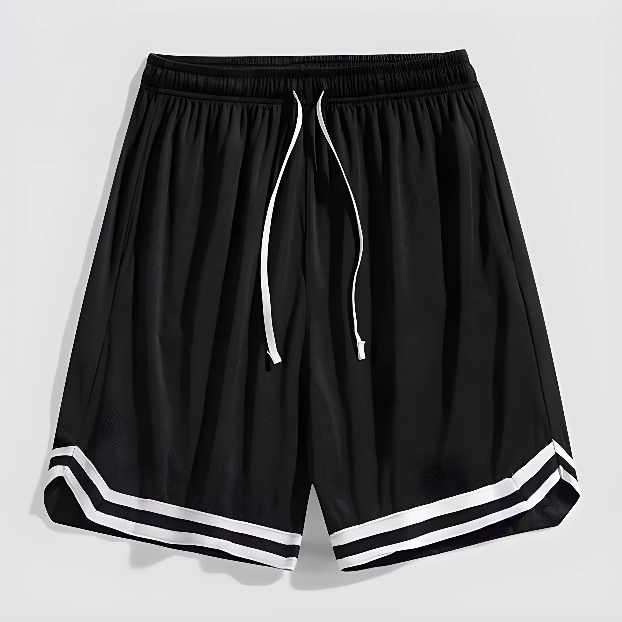 Men's loose-fit cropped trousers in gradient colours with above-ankle length for casual wear