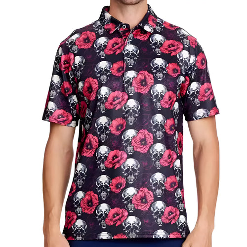 Men's 3D printed short sleeve t-shirt in Japanese retro style with zipper decoration on mesh fabric.