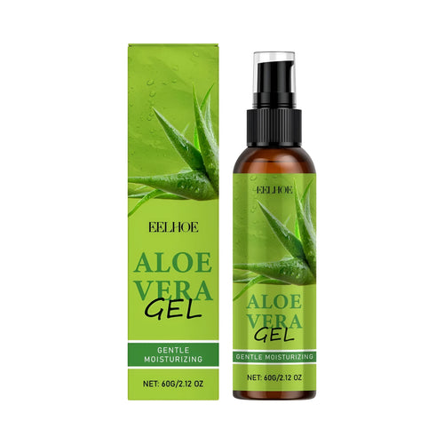 60g tube of aloe vera gel with glycerin and sodium hyaluronate for skin hydration