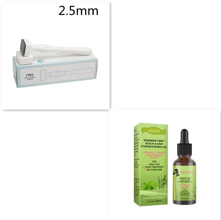 59ml bottle of rosemary mint hair growth fluid for scalp massage and treatment