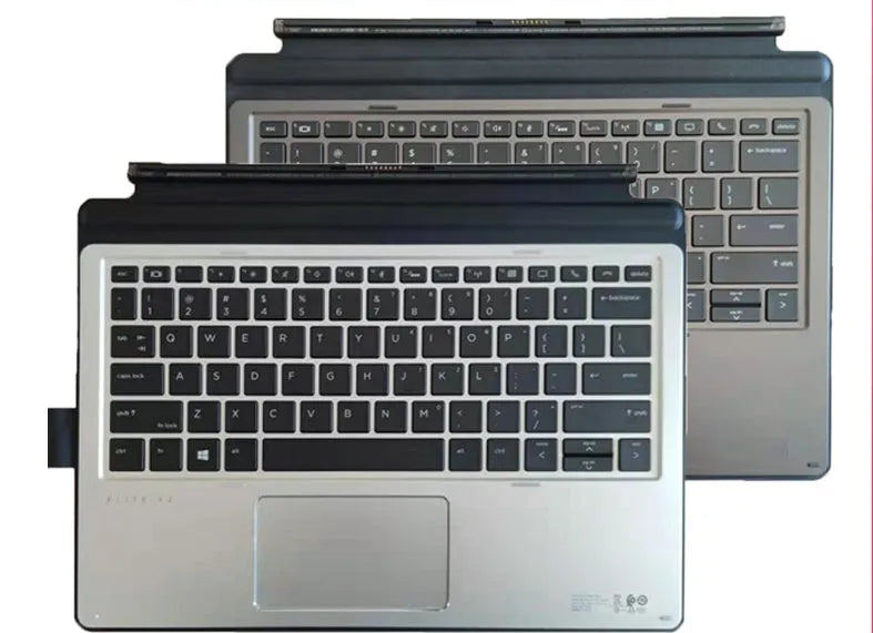 Elite X2 tablet keyboard base with PS/2 connector, multimedia keys, and slim portable design