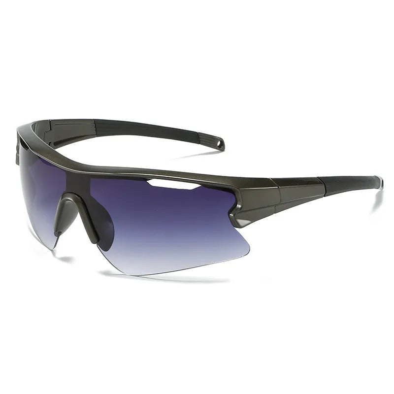 Windproof sports sunglasses for cycling and outdoor activities in multiple colour options.