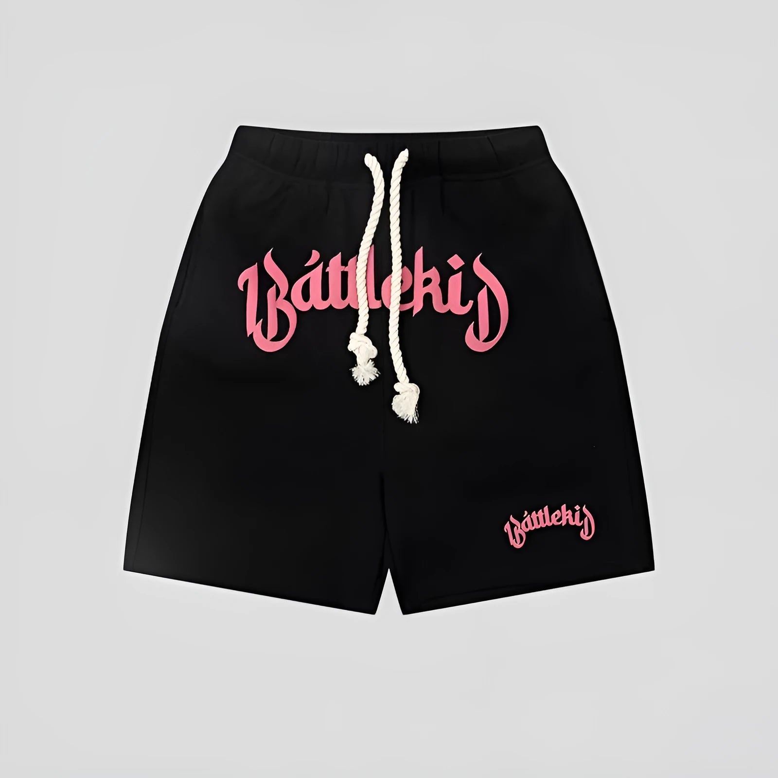 Men's cotton blended loose fit retro hip hop shorts in street style colours