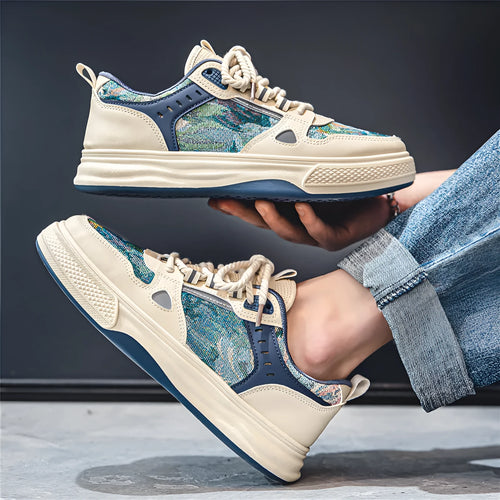 Canvas casual shoes in Milan green colour with flat heel and round toe design