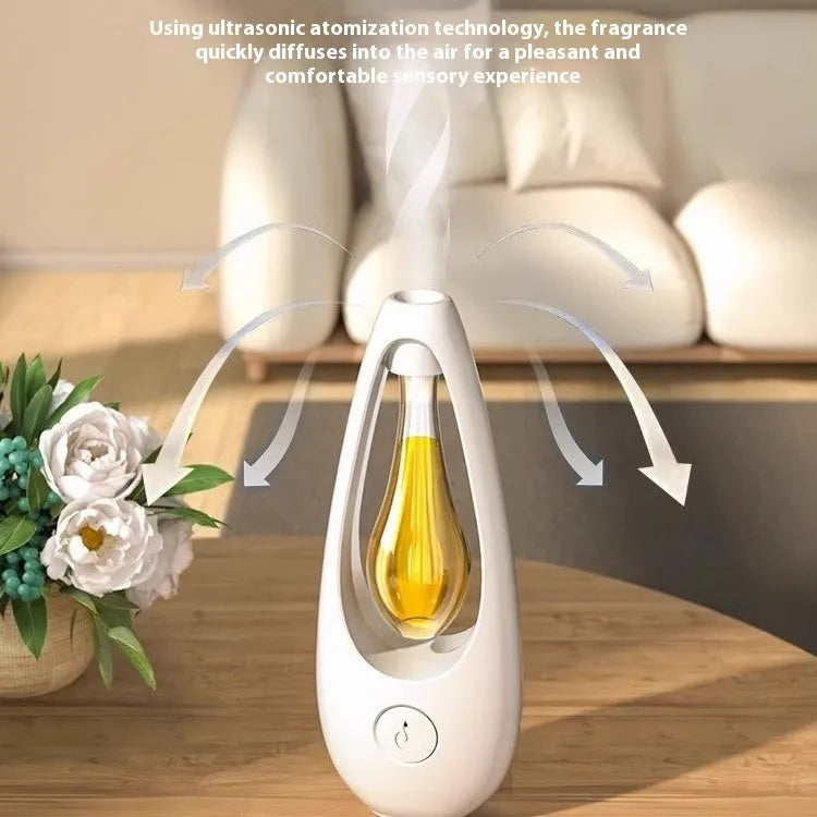Ultrasonic aroma diffuser with mosquito repellent function in six fragrance options