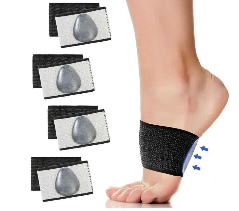 Flat foot bow support heart pad elastic arch support foot bandage cover