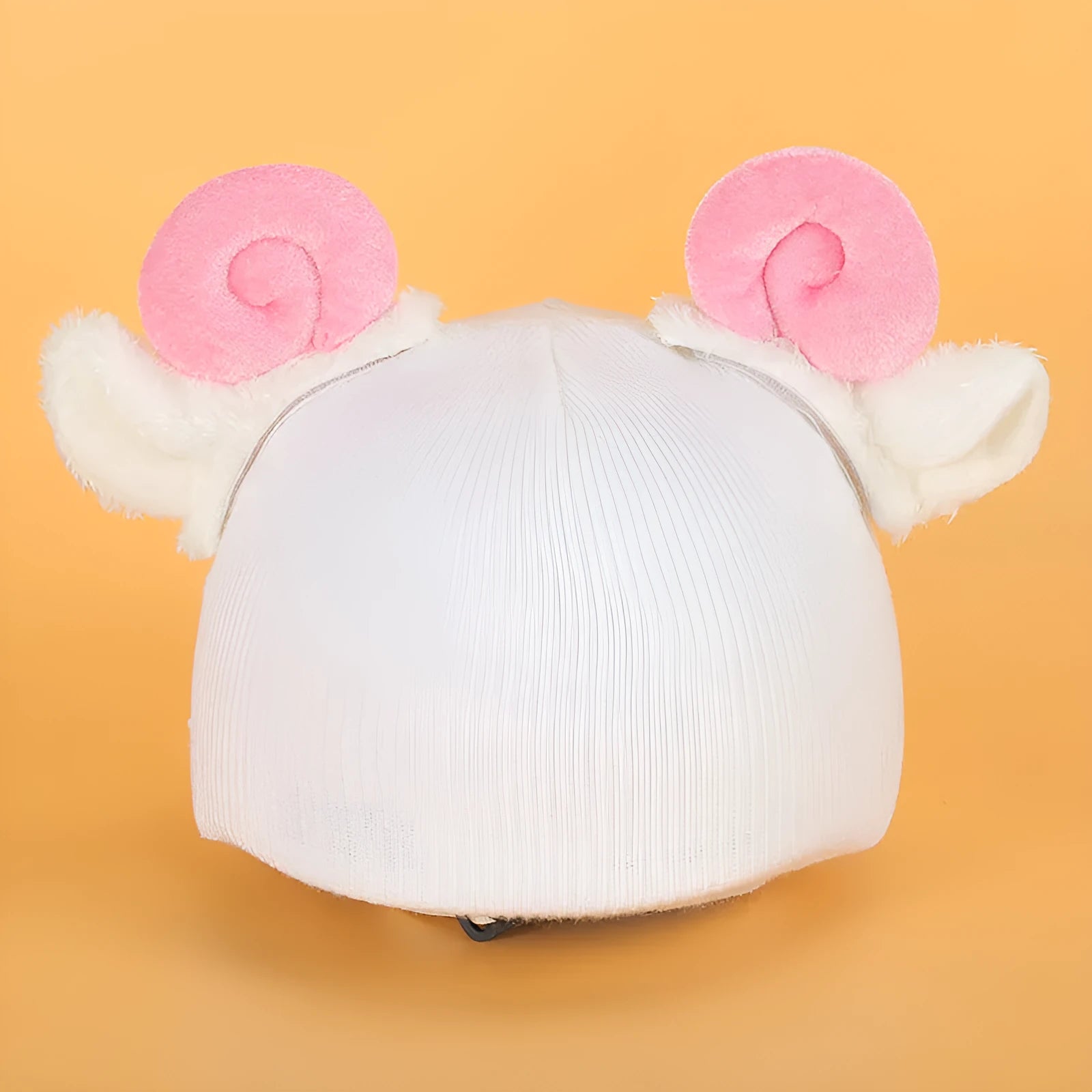 Plush fabric helmet decoration cover in size M with cartoon design options