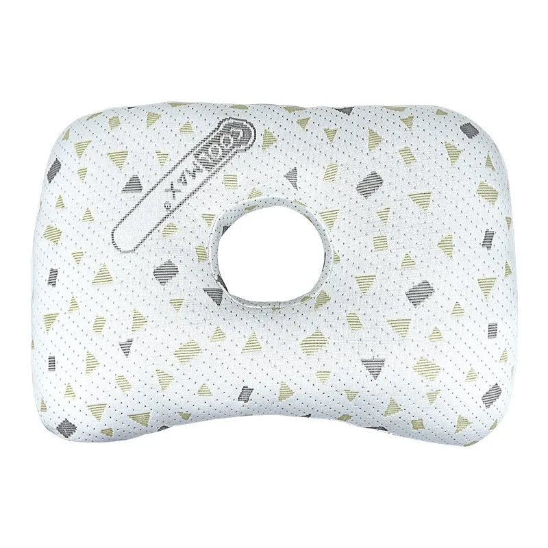 Beauty salon single hole ear pillow with detachable cover in new Chinese style