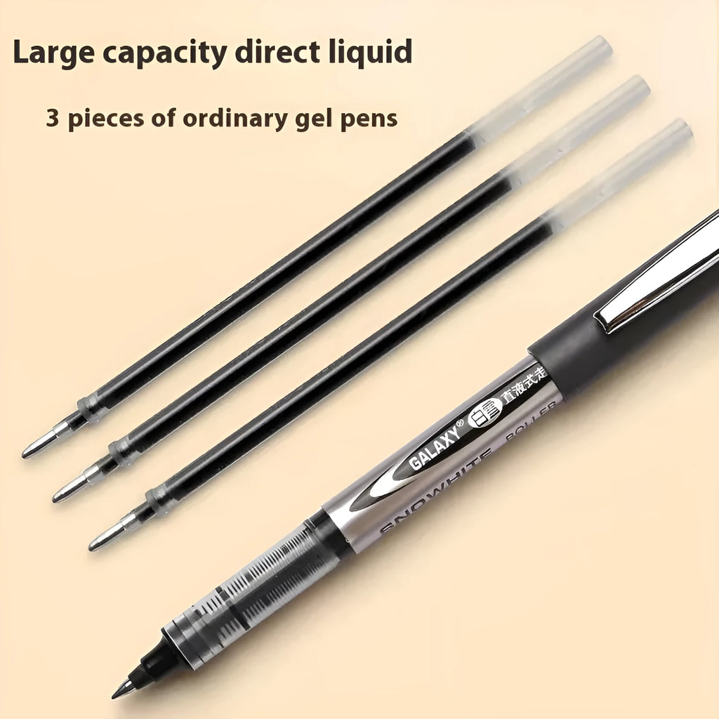Simple Series water-based signature pens with 0.5mm fine tip, pack of 12.