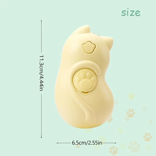 3-in-1 steam cat brush with massage function for pet grooming