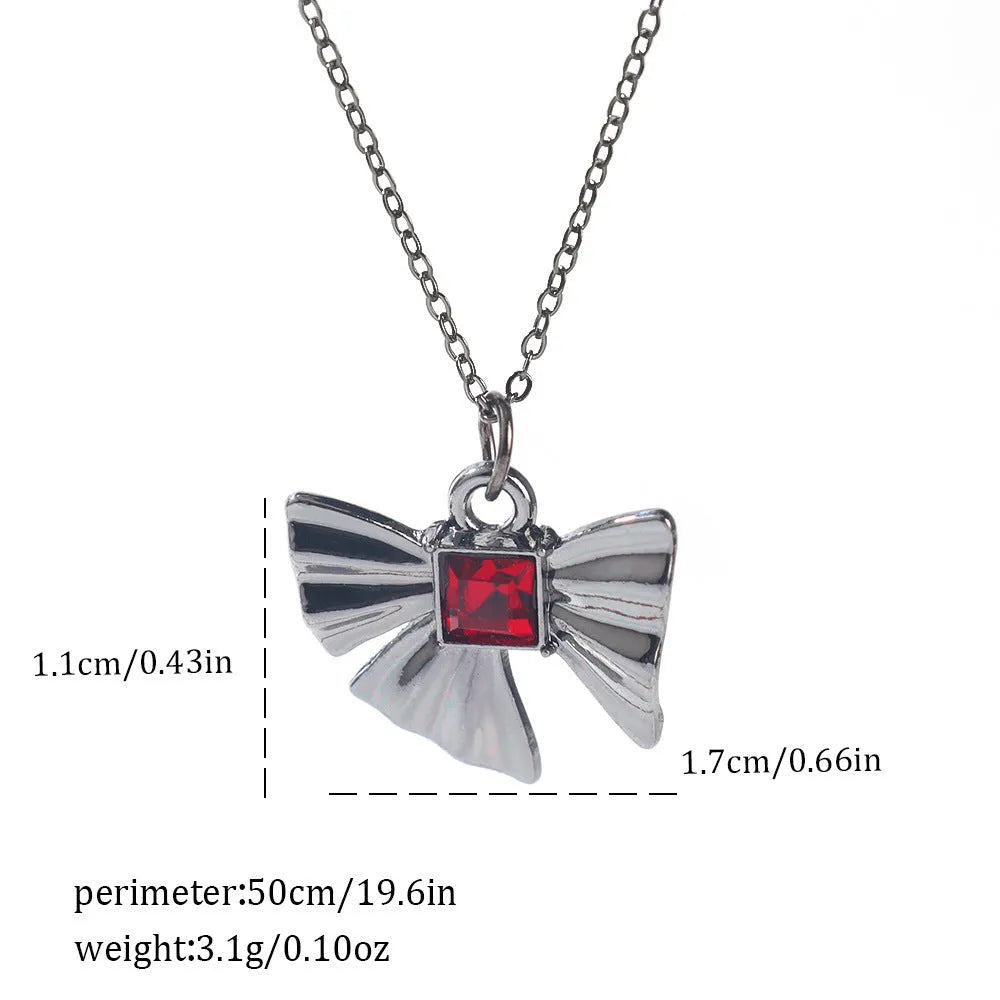 Halloween necklace with a detailed bat pendant on a zinc alloy chain, showing electroplated finish.