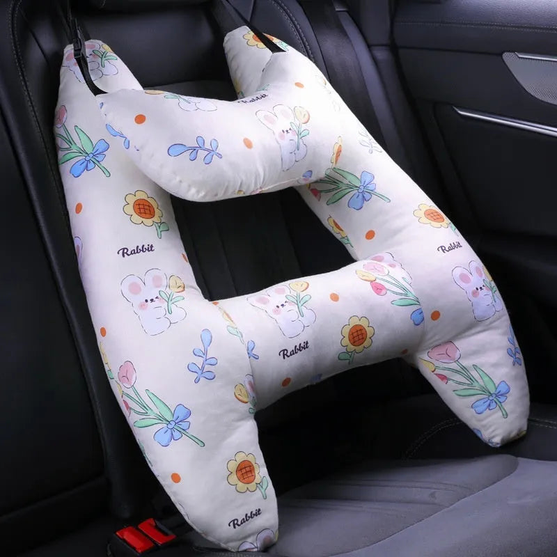 55x70cm automotive headrest car sleeping pillow with character patterns