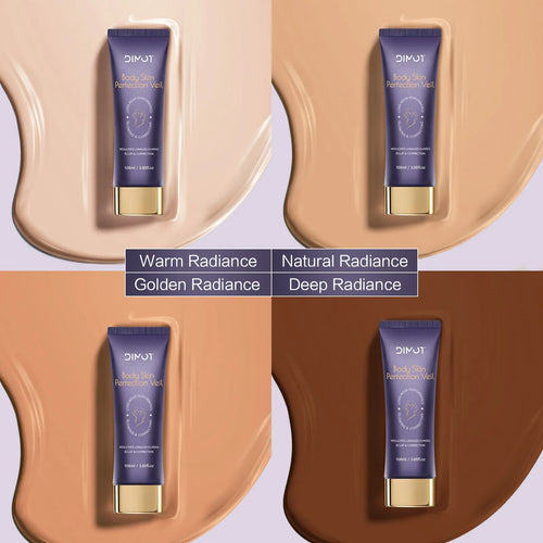 108ml jar of waterproof body concealer cream with a brush for covering tattoos and birthmarks.