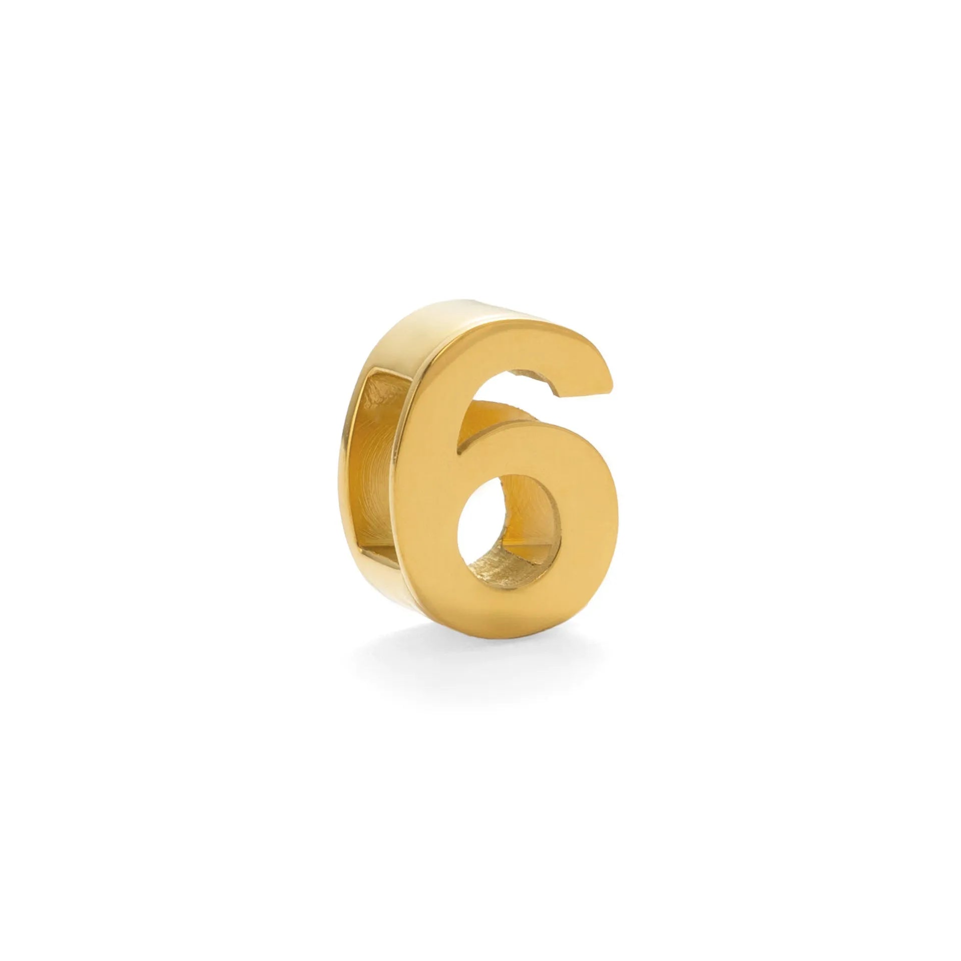 Gold and silver titanium steel necklaces showing letter A and number 7 pendants on 40.5cm chains.