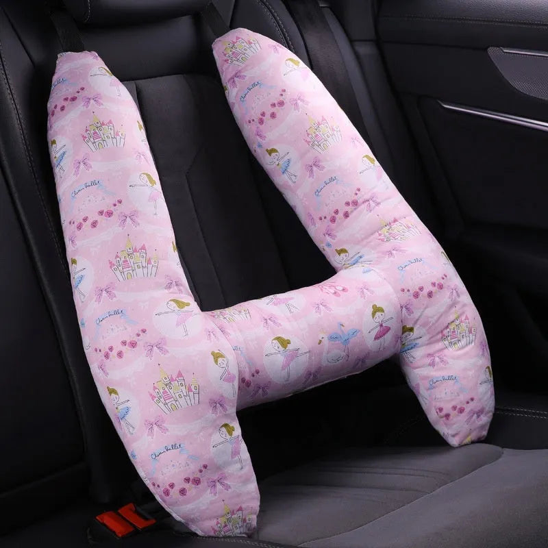 55x70cm automotive headrest car sleeping pillow with character patterns