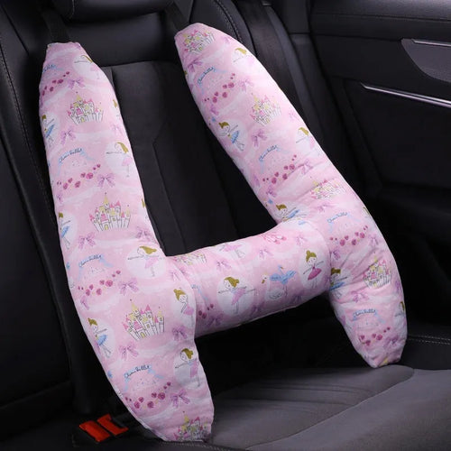 55x70cm automotive headrest car sleeping pillow with character patterns