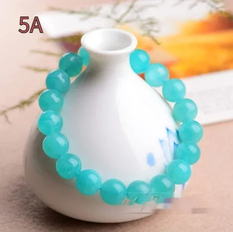7A grade Amazonite scattered beads in ice colours with polished finish for jewellery making