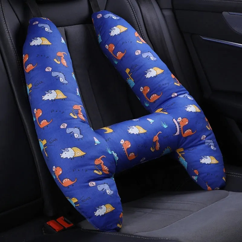 55x70cm automotive headrest car sleeping pillow with character patterns