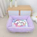 Dog pet nest in cloth fabric available in 50x40cm and 60x50cm sizes with seven colour options