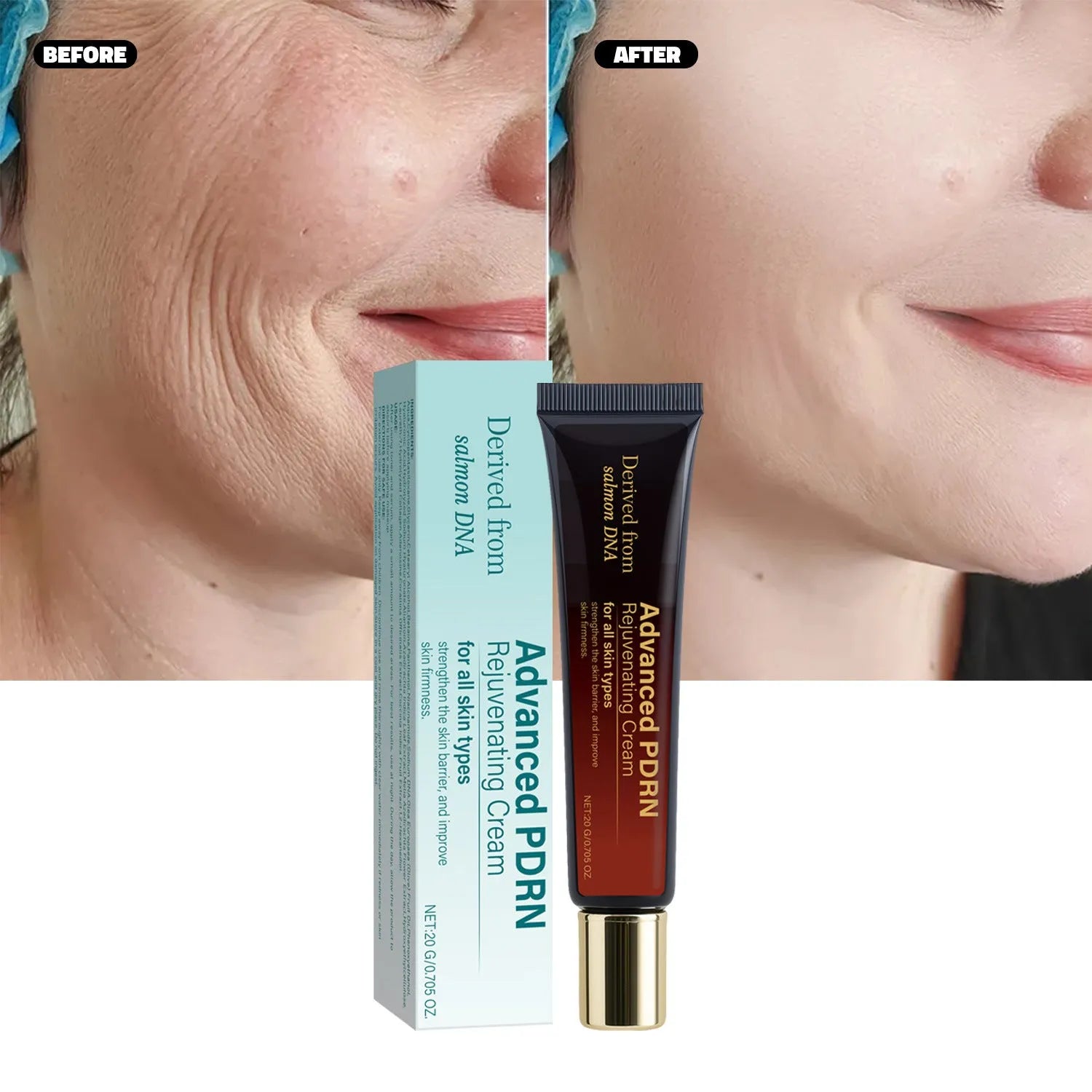 20ml skin moisturising cream tube with hydrating firming properties for wrinkle care
