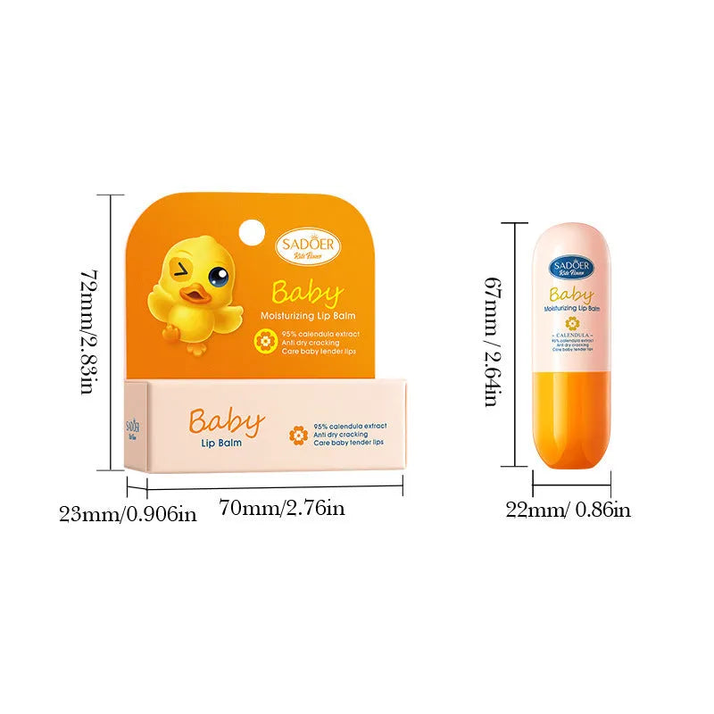 Anti-chapped moisturising lipstick tube showing various formula variants for dry lips