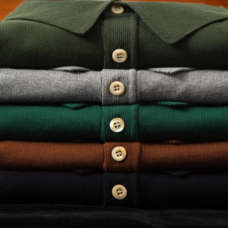 Retro slim fit cotton short-sleeved T-shirt shown in a solid colour.