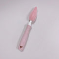 Silicone baby bottle brush set in pink blue and yellow colours for cleaning bottles and straws