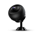 White wireless WiFi security camera with 1080p resolution and ABS plastic housing