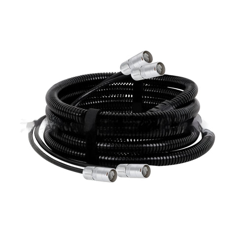 Cat5 and Cat6 Ethernet extension cable with RJ-45 connectors in various lengths from 1.5 to 25 metres